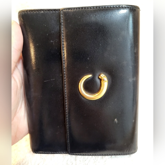 Cartier Panther Black Trifold Wallet - Picture 6 of 11